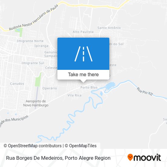 Rua Borges De Medeiros map