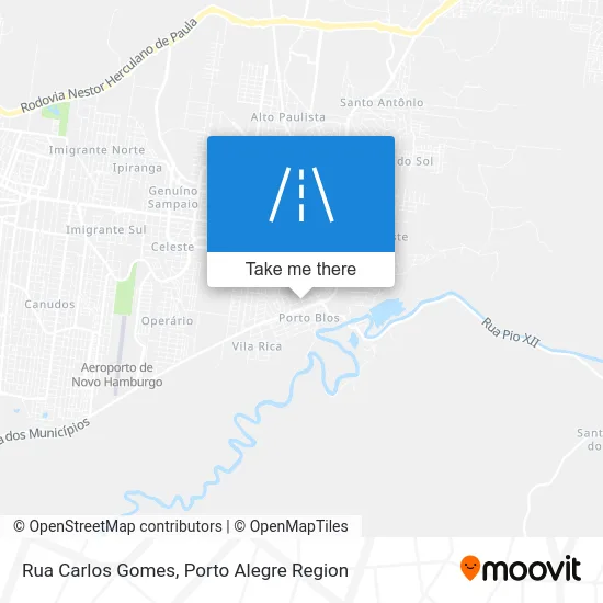 Rua Carlos Gomes map