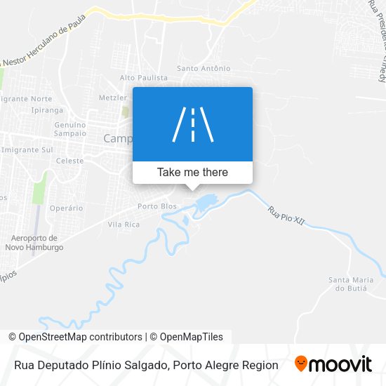 Rua Deputado Plínio Salgado map