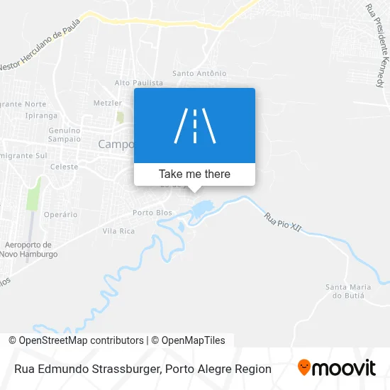 Rua Edmundo Strassburger map