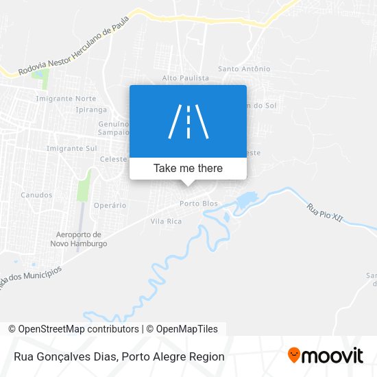 Rua Gonçalves Dias map