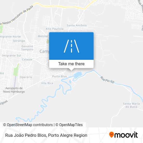 Rua João Pedro Blos map