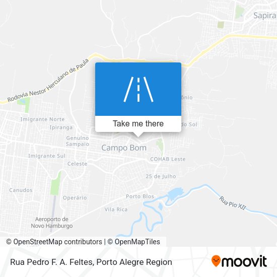 Rua Pedro F. A. Feltes map