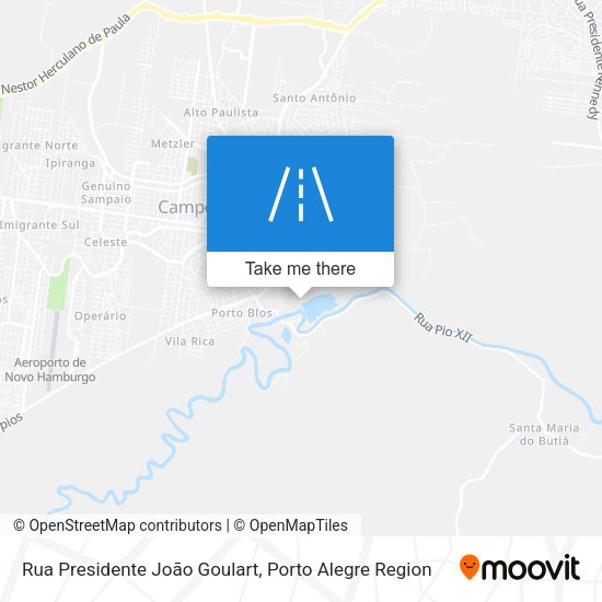 Rua Presidente João Goulart map