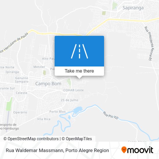 Rua Waldemar Massmann map