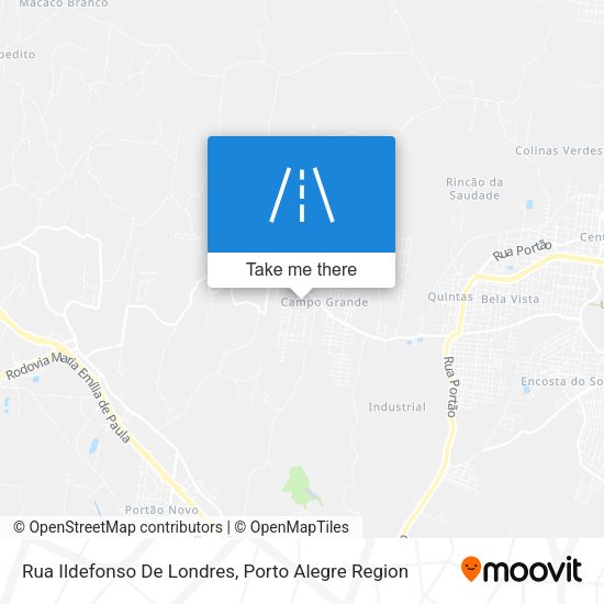 Rua Ildefonso De Londres map