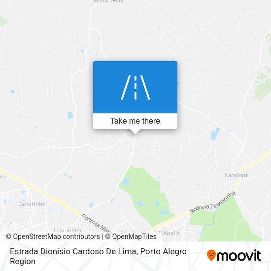 Estrada Dionísio Cardoso De Lima map