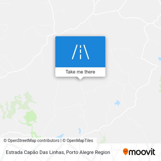 Estrada Capão Das Linhas map