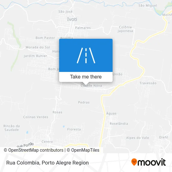 Rua Colombia map
