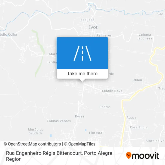 Rua Engenheiro Régis Bittencourt map