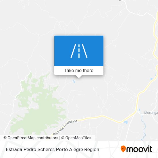 Estrada Pedro Scherer map