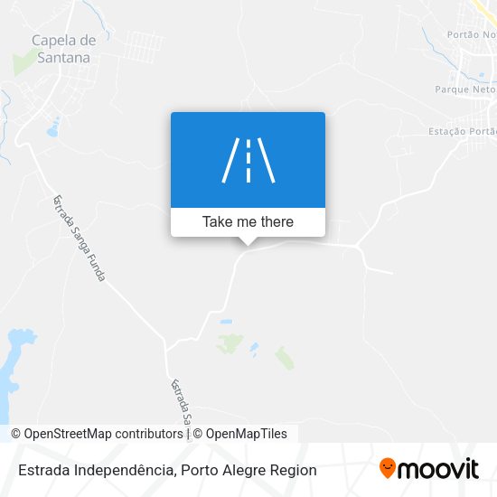 Estrada Independência map