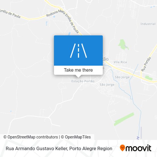 Rua Armando Gustavo Keller map