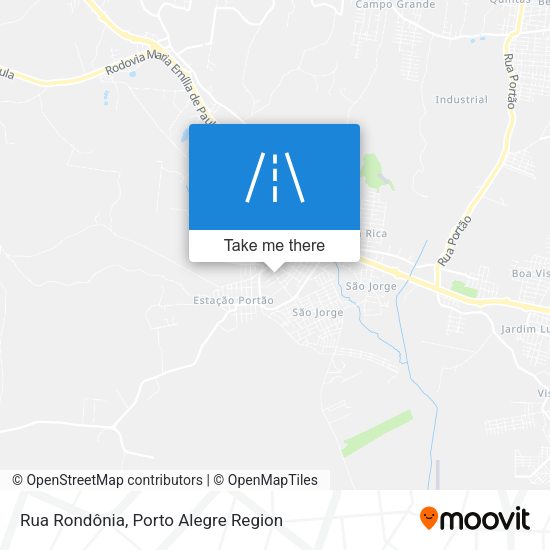 Rua Rondônia map