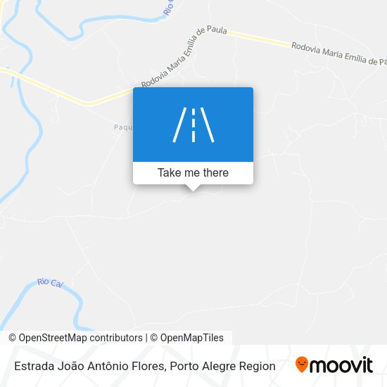Estrada João Antônio Flores map