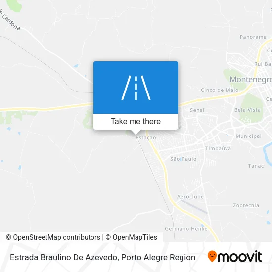 Estrada Braulino De Azevedo map