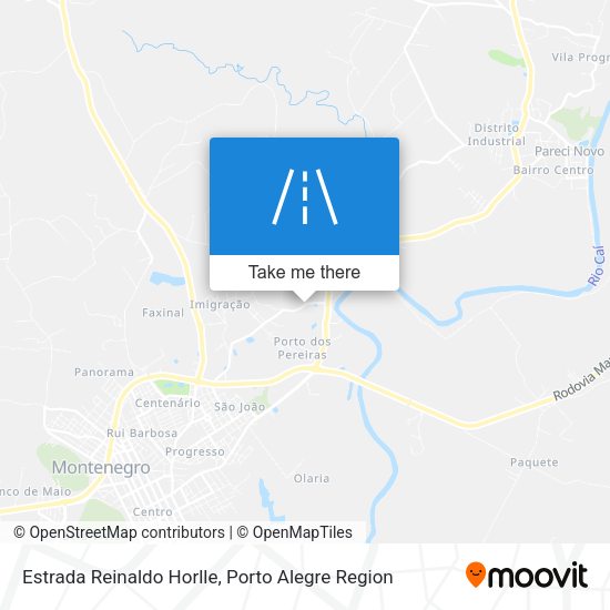 Estrada Reinaldo Horlle map