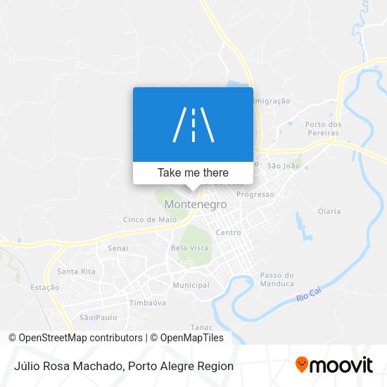 Júlio Rosa Machado map
