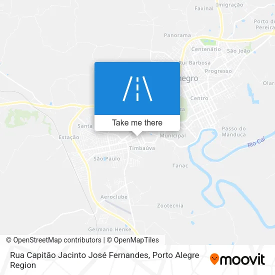 Rua Capitão Jacinto José Fernandes map