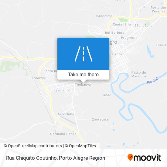 Rua Chiquito Coutinho map