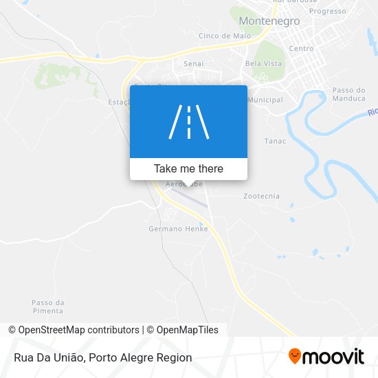Rua Da União map