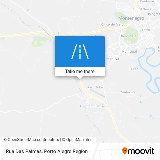 Rua Das Palmas map