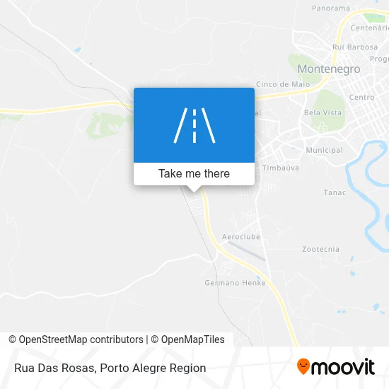 Rua Das Rosas map