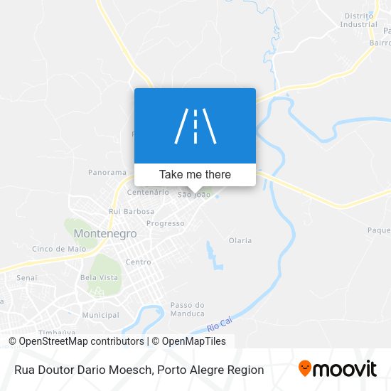 Rua Doutor Dario Moesch map