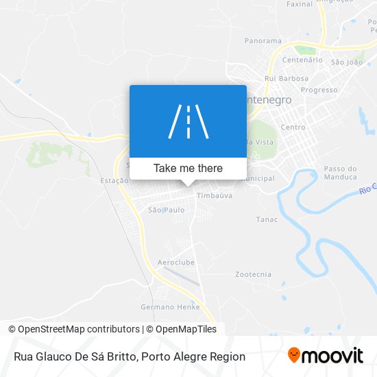 Rua Glauco De Sá Britto map