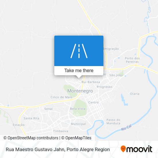 Rua Maestro Gustavo Jahn map