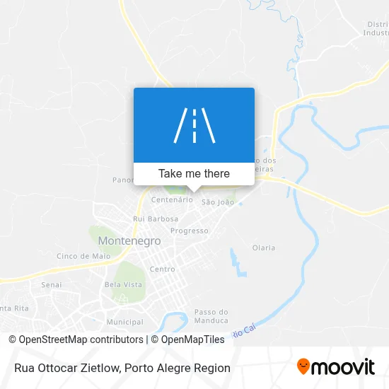 Rua Ottocar Zietlow map