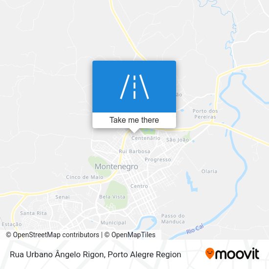 Rua Urbano Ângelo Rigon map