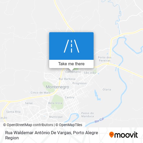 Rua Waldemar Antônio De Vargas map