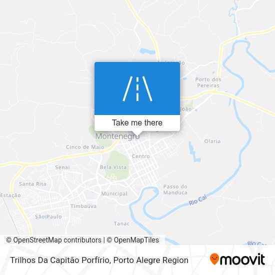 Trilhos Da Capitão Porfírio map