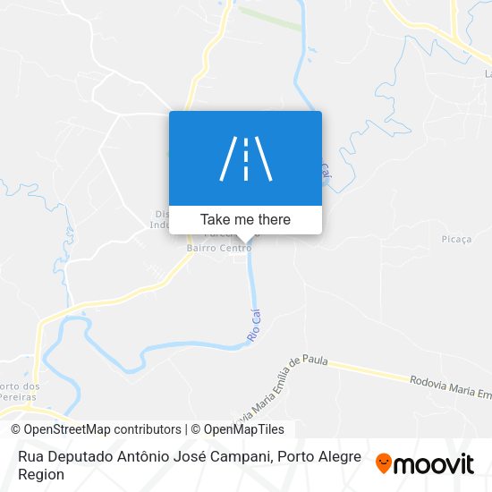 Rua Deputado Antônio José Campani map