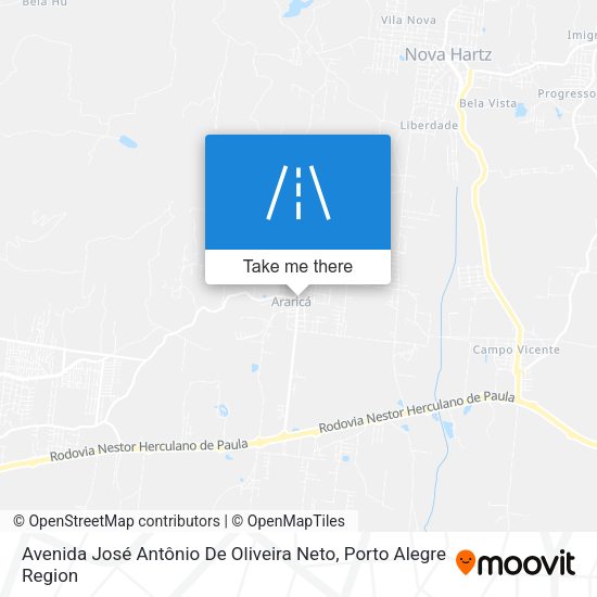 Avenida José Antônio De Oliveira Neto map