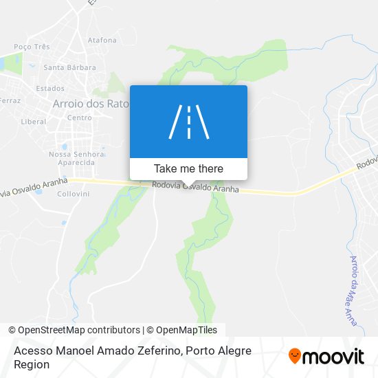 Acesso Manoel Amado Zeferino map