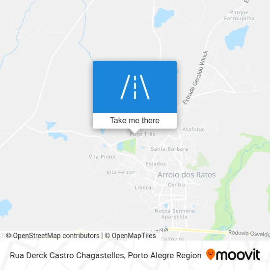 Rua Derck Castro Chagastelles map
