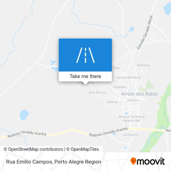 Rua Emílio Campos map