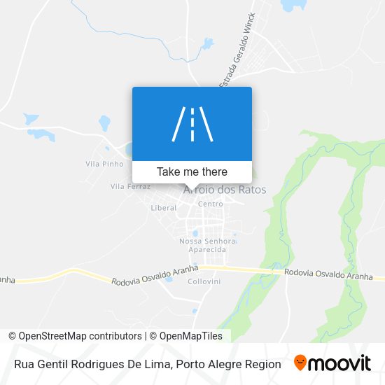 Rua Gentil Rodrigues De Lima map