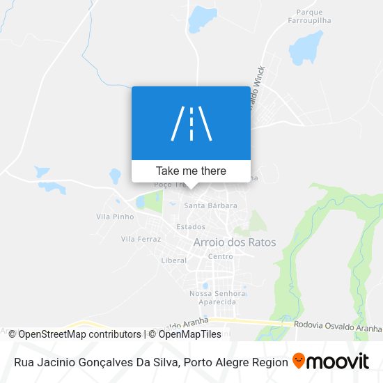 Rua Jacinio Gonçalves Da Silva map