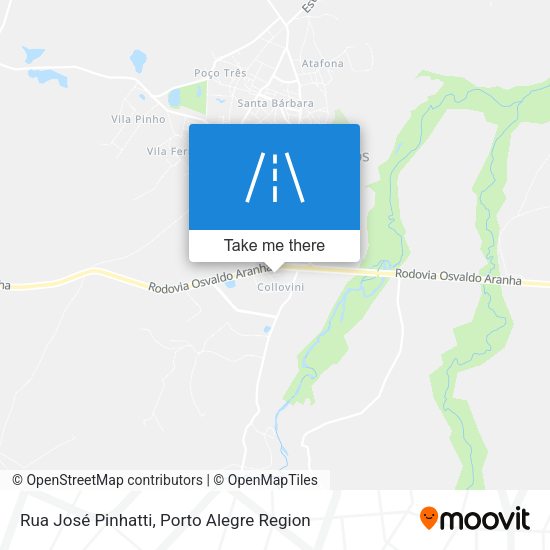 Rua José Pinhatti map