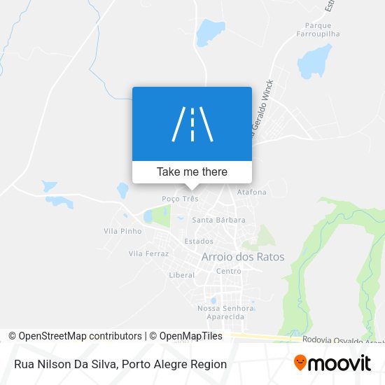 Rua Nilson Da Silva map