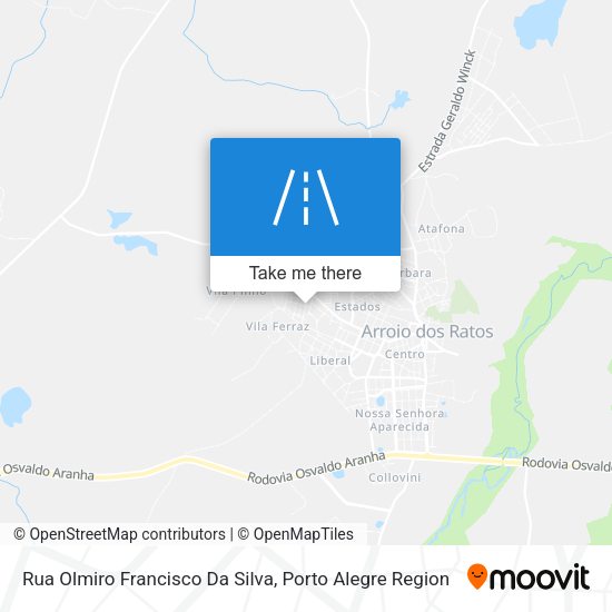 Rua Olmiro Francisco Da Silva map