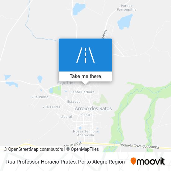Rua Professor Horácio Prates map