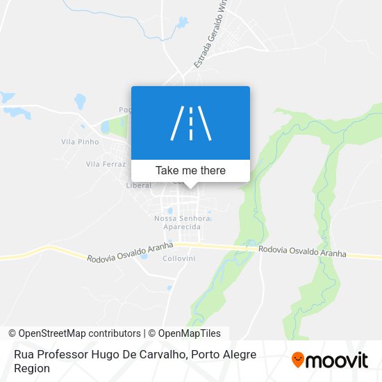 Rua Professor Hugo De Carvalho map