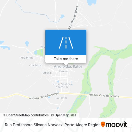 Rua Professora Silvana Narvaez map