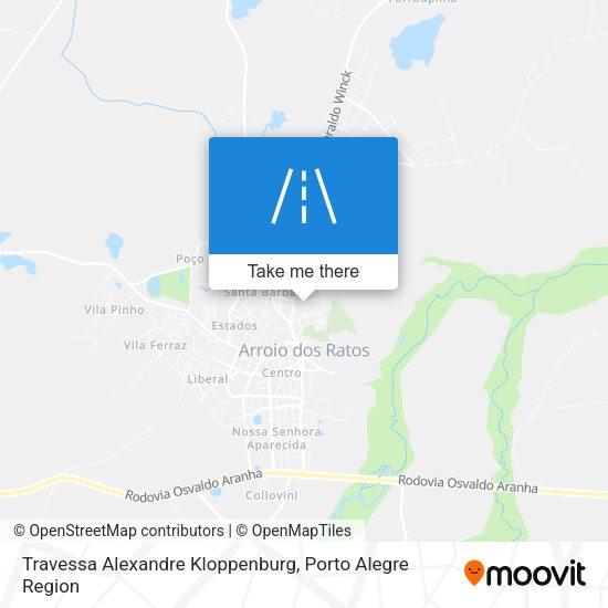 Travessa Alexandre Kloppenburg map