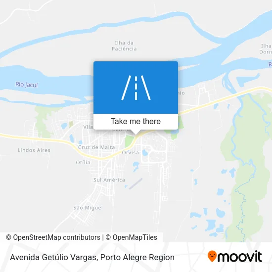 Avenida Getúlio Vargas map