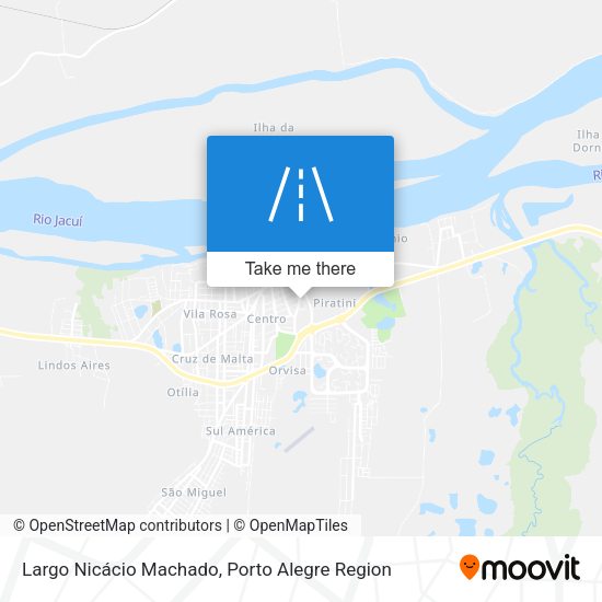 Largo Nicácio Machado map